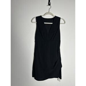 NWT CUPSHE Black Sleeveless Mini Dress V-Neck Cocktail Party Sz Small